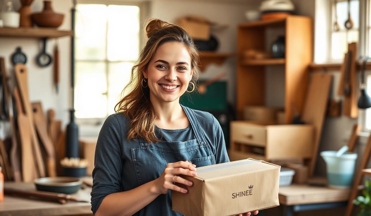 Empreendedora com encomenda